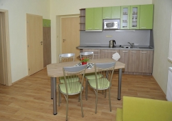 Kuchyň v Zeleném apartmánu